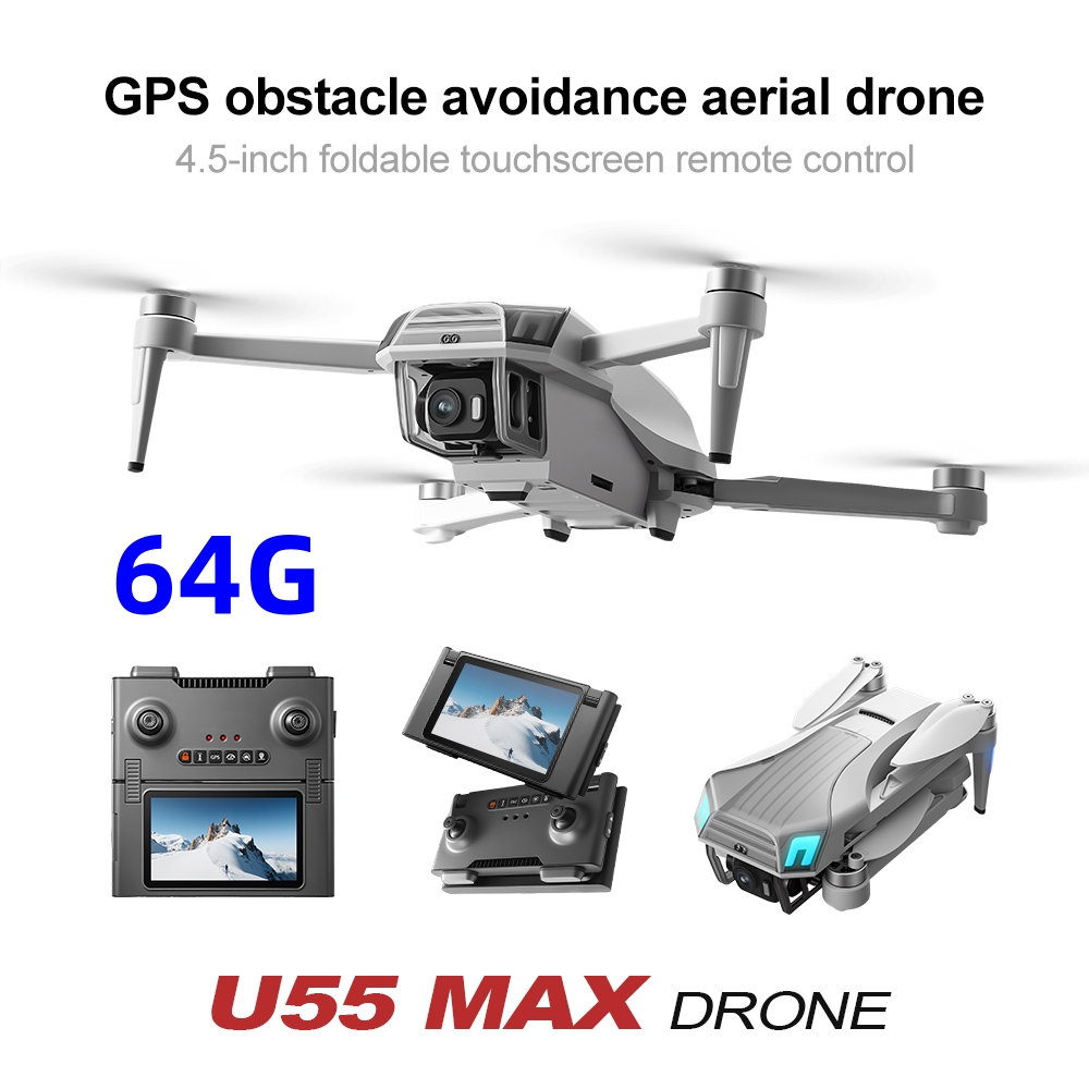 طائرة NCZOBOE U55 بدون طيار مز - مراجعة Drone Gimbal 3 Axis وسعره