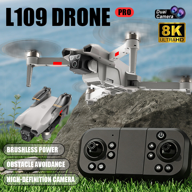 طائرة بدون طيار L017 Pro جديدة - مراجعة Drone Gimbal 3 Axis وسعره