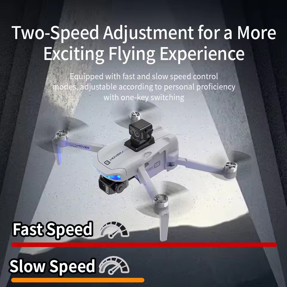 طائرة بدون طيار 2KM بثلاثة محا - مراجعة Drone Gimbal 3 Axis وسعره